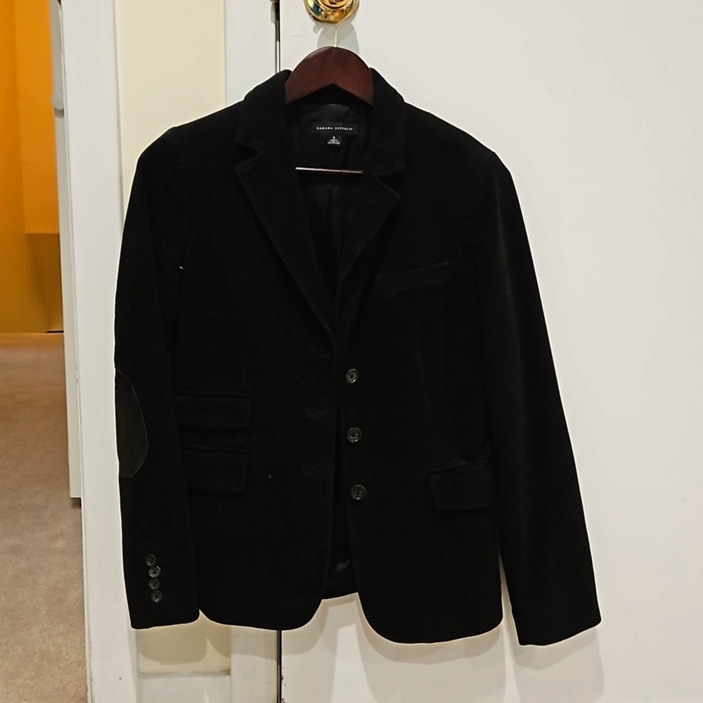 Quality black equestrian style blazer